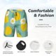 thumbnail image 3 of Fotbe Lemons Chamomile Flowers And Leaves Traje de Baño para Hombre – Shorts de Natación de Secado Rápido con Forro y Bolsillos-XX-Large, 3 of 6
