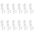 thumbnail image 1 of 12pcs Blind Valance Clips Clear Plastic Valance Retainer Clips Blind Window Valance Clips Hidden Valance Clips, 1 of 1