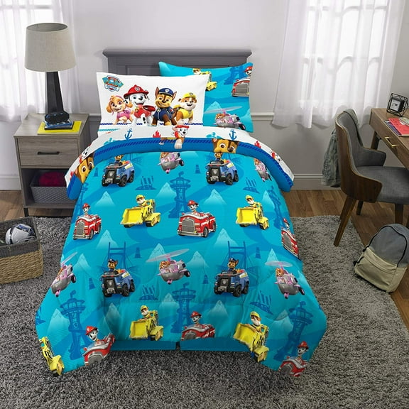 Franco 5-Piece Paw Patrol Comforter Set, Twin Size