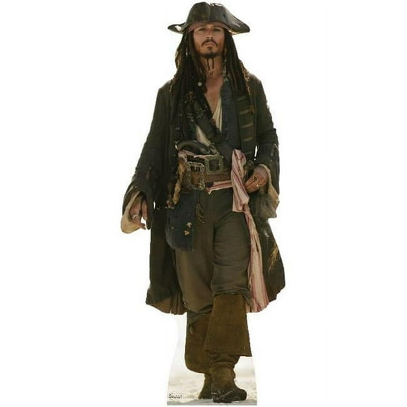 Capt Jack Sparrow Life-Size Cardboard Stand-Up
