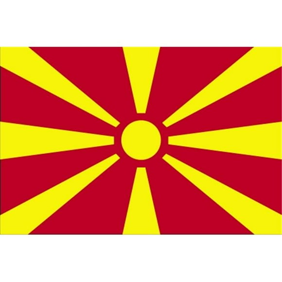 3 ft. x 5 ft. Nyl-Glo Macedonia Flag