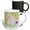 Multicolor, variant on 3drose, Image of Georgia Topographic Map with State Flag, 11oz Two-tone Black Mug