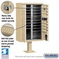 thumbnail image 3 of Cluster Box Unit (Includes Pedestal) - 16 A Size Doors - Type III - Sandstone - USPS Access, 3 of 3