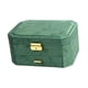 thumbnail image 5 of Joyero Estuche para joyas Caja para anillos Organizador portátil de joyas para anillos y pendientes Verde, 5 of 9