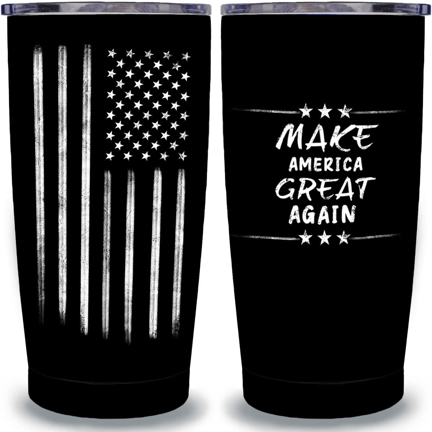 Tumbler for Men American Flag Patriotic Coffee 20oz, Patriot 04