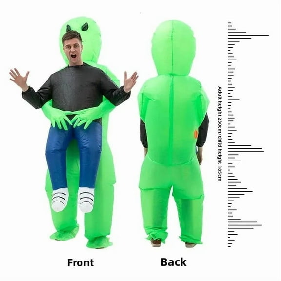 Alien inflatable costume, Halloween ET costume, funny inflatable party decoration costume
