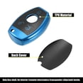 thumbnail image 4 of Unique Bargains Vehicle Key Fob Cover 3 Button Remote Key Fob Case with Keychain Blue for Mercedes Benz C E S M CLS CLK G, 4 of 7