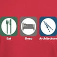 thumbnail image 3 of CafePress - Eat Sleep Architecture Dark T Shirt - Men's Classic Graphic Cotton T-Shirt, 3 of 4
