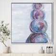 thumbnail image 3 of Purple Starting Over I - Modern Geometric Framed Canvas, 3 of 3