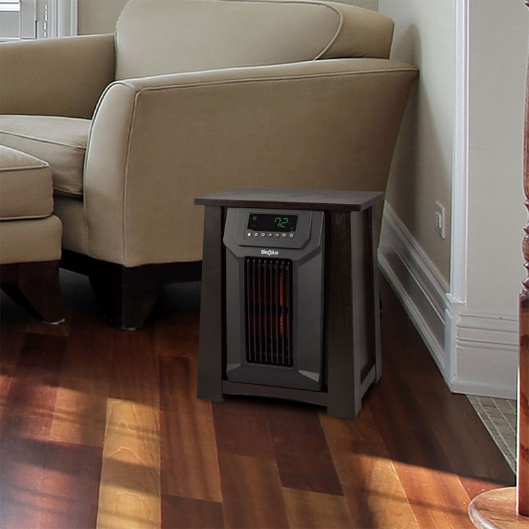 LifeSmart Lifelux 8 Element Large Room Infrared Electric Heater, Wood -  Walmart.com