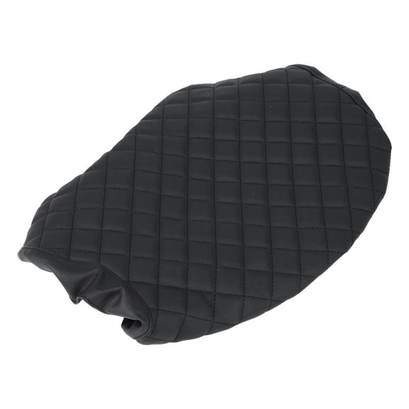 SCITOO Auto Black Center Console Cover Replacement Fit For 2015-2023 For Ford For F-150 2017-2023 F-250 F-350 F-450 Leather Armrest Cover Center Console Cushion