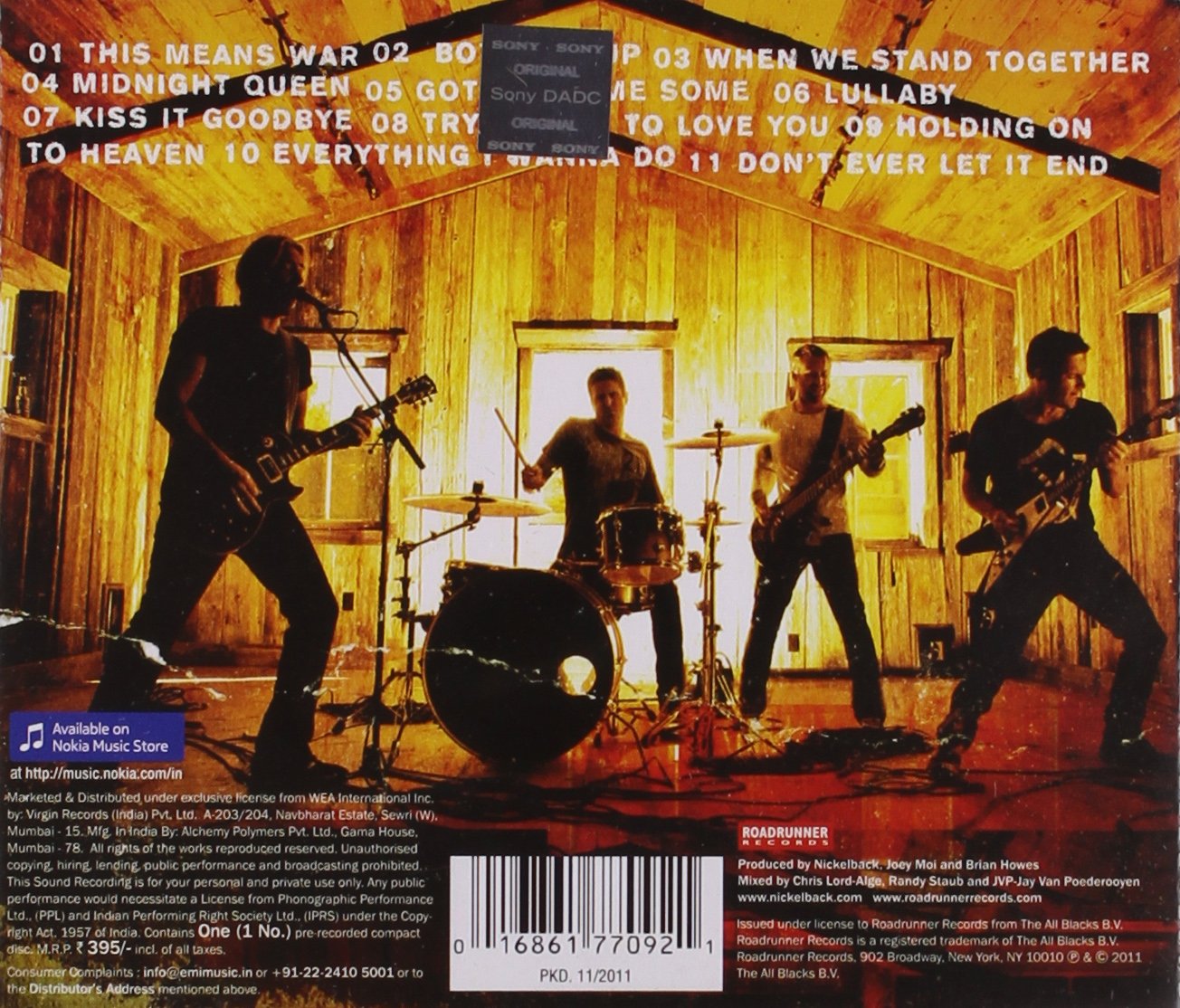 Nickelback - Here and Now - Heavy Metal - CD - image 2 of 2