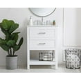 thumbnail image 4 of 24 inch Single Bathroom Vanity in Blue, 4 of 7