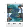 thumbnail image 4 of Yiaed Tropical Paradise Window View Print Mailbox Covers, Magnetic Mailbox Cover, Mail Box Covers for Garden Outdoor Decor Box Covers-21x18 in, 4 of 8