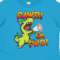 thumbnail image 4 of Inktastic Rawr I'm Two Dinosaur Boys or Girls Toddler T-Shirt, 4 of 5