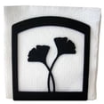 thumbnail image 1 of Village Wrought Iron NH-249 Porte-Serviettes en Forme de Feuille de Ginkgo, 1 of 1