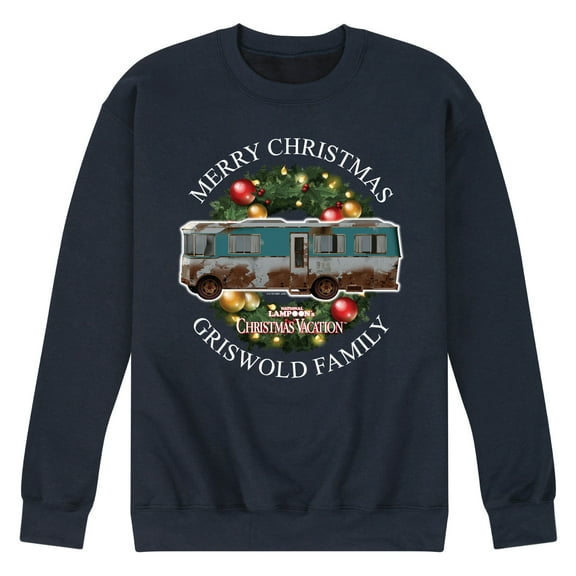 National Lampoon's Christmas Vacation - Griswold's RV - Men's Crew Neck Fleece Pullover