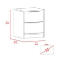 thumbnail image 6 of FM FURNITURE Washington Nightstand, Two Large Drawers, 6 of 9
