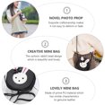 thumbnail image 4 of EeaseCA 1 Pc Lovely Shoulder Pouch Beautiful Mini Bag Creative Photo Prop ( Black), 4 of 7