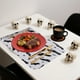 thumbnail image 4 of Mantel de red para Halloween, decoración de mesa de comedor de malla espeluznante, mantel de gasa festiva, falda de mesa para fiesta embrujada, 4 of 5