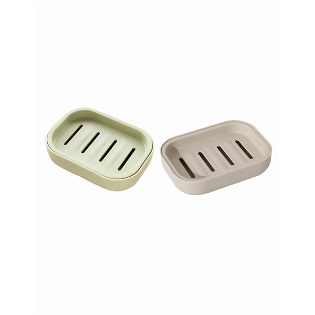 Jabonera Desmontable Xtellar multicolor Para Fácil Limpieza Set De 2 Piezas