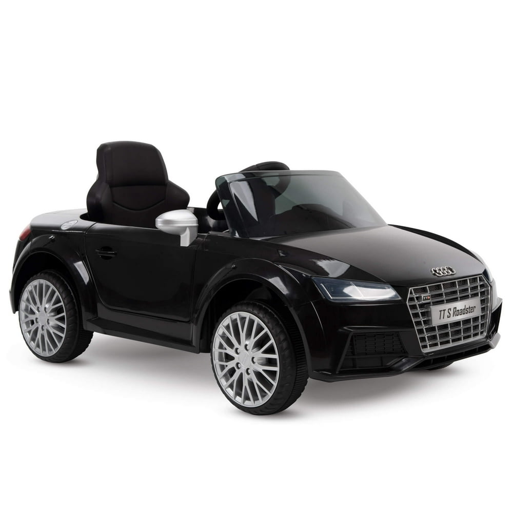 12V Audi Electric BatteryPowered RideOn Car for Kids, Black Walmart