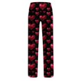 thumbnail image 5 of LEBONYARD Wide Leg Pants for Women,Women's Printed Fashionable Loose and Comfortable Sleeping Pants Multicolor XXL, 5 of 6