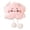 Pink, variant on Dreamy Cloud Companions Plush Toy - Cute Fluffy Star & Cloud Bag Charms,5.91 X 5.12 Inches, With Wings And Facial Expressions,For Room Decoration, Gifts.