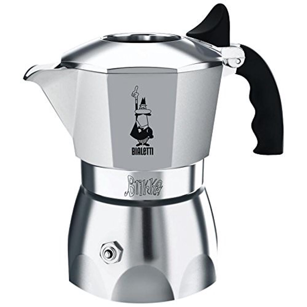 Bialetti Brikka Stove Top Espresso Coffee Maker with Pressurized Crema
