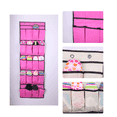 thumbnail image 2 of 2 Pack 20 Pocket Over the Door Shoe Organizer Rack Hanging Storage Hanger, 2 of 5