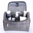 thumbnail image 4 of Womens Men Large Cosmetic Case Makeup Wash Toiletry Bag Storage Handle Waterproof Travel Cosmetic Bag Organizer Travel Kit, 4 of 7
