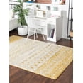 thumbnail image 4 of Rugs.com Moroccan Trellis Collection Rug – 9' x 12' Ivory And Yellow Medium Rug Perfect For Living Rooms, Large Dining Rooms, Open Floorplans, 4 of 9