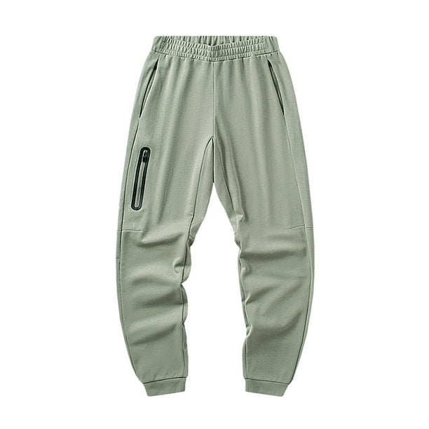 Pantalones largos para hombre, informales, para uso diario, para exteriores, playa, holgados, ligeros y transpirables, de poliéster.