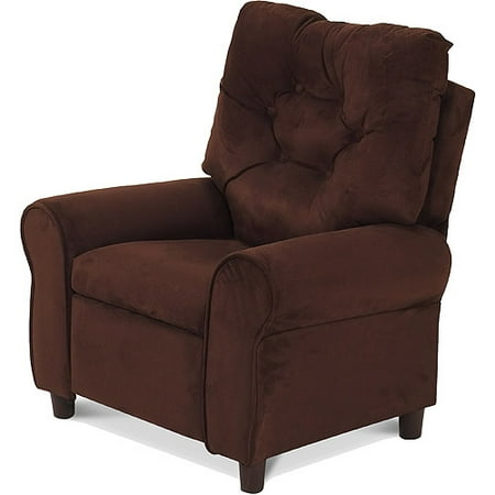 Kids Recliner, Chocolate Microfiber