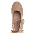 thumbnail image 6 of Kensie Girl Toddler Ballerina Flats, Rose Gold, 8, 6 of 8