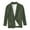 Army Green, variant on Yaoyar Men's Casual Solid Color Long Sleeves Lapel Collar One Button Slim Fit Suit Sport Coat Blazer For Casual Wear Army Green M