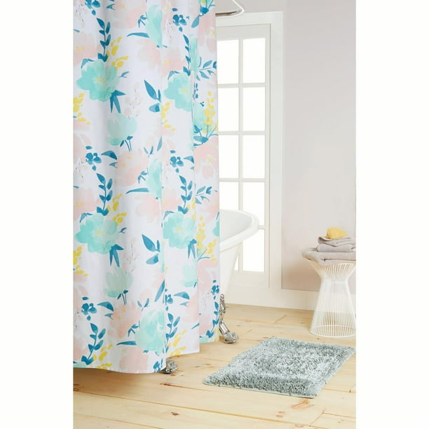 Nicole Miller Cotton Shower Curtain, Callie, 72"x72 ...