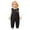 1#Black, variant on Kiijoy Toddler Girls Winter Padded Overalls Warm Sleeveless Jumpsuit Dungarees, Sizes 3-3.5