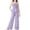 Purple, variant on ZOYOEN Girls Halter Tank Tops and Pants Outfit Sets- Casual Print Cute Kids Summer Clothes Pink Size 6-14