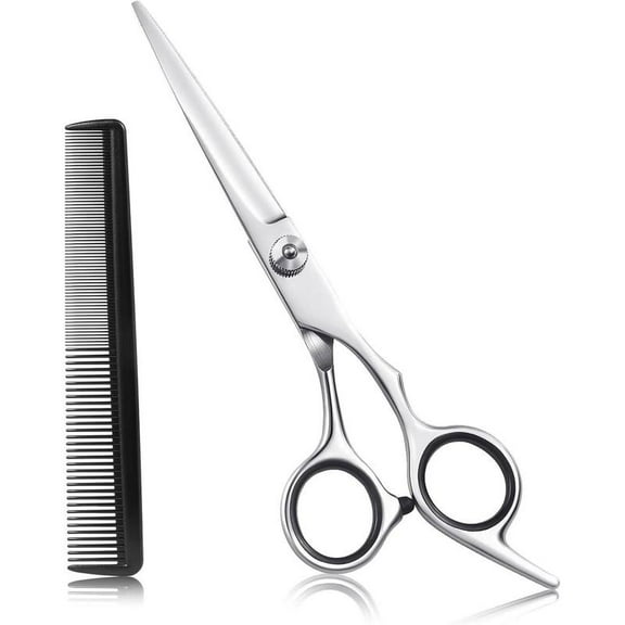 Hair Cutting Scissors, 6.5" Stainless Steel Barber Haircut Shears for Men/Woman,