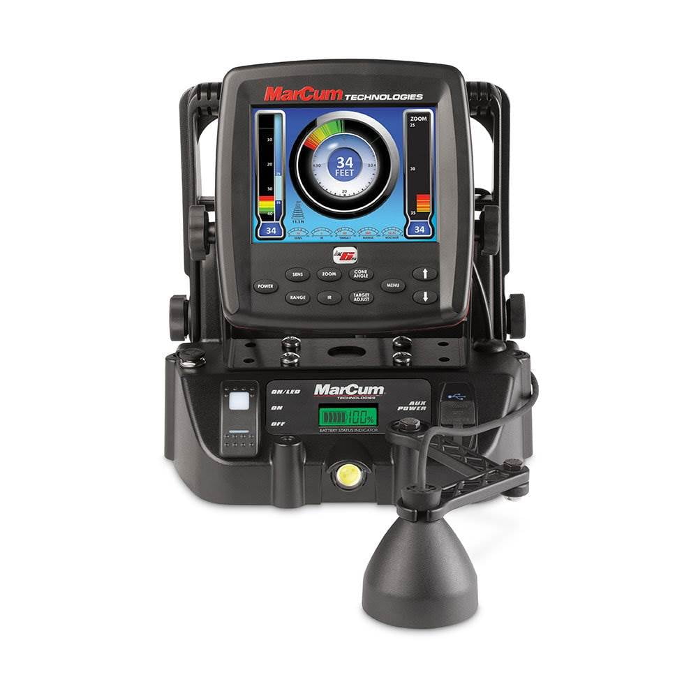 MarCum Ice Fishing Fish Finder Digital Lithium Combo System 6 Inch LCD
