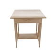 thumbnail image 5 of End Tables Living Room Unfinished Oak Mission End Table 24.5 in. Height Renovators Supply, 5 of 7