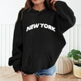 thumbnail image 2 of Girls Athletic Hoodie Soft Pullover Sweatshirt With Pocket Comfortable Casual Sportswear For Teen Girls, 2 of 4