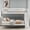White, variant on Twin over Full Stairway Bunk Bed with Storage, Solid Pine Wood Frame with Built-In Staircase Shelves, Converts into 2 Separate Beds, Full-Length Guardrails, No Box Spring Needed, White