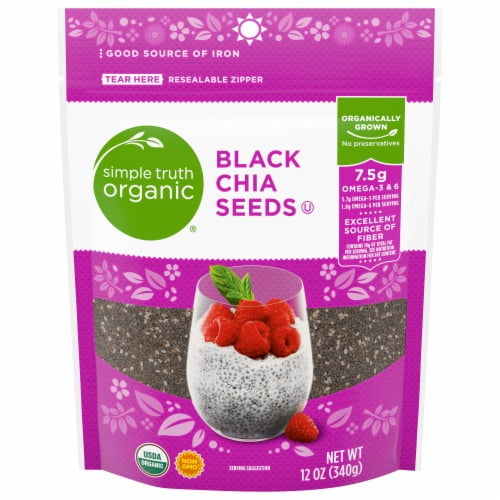 Simple Truth Organic Black Chia Seeds - 12 oz