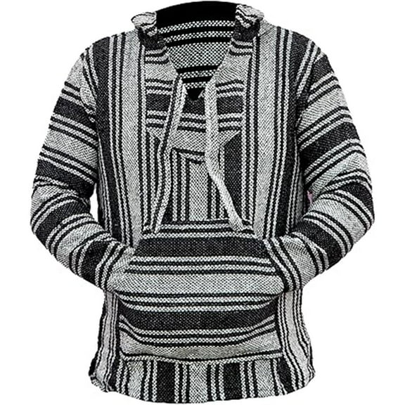 MEZZALL Mexican Tribal Style Patchwork Printed Comfortable Hooded Long Sleeved Men'S Hoodie Sweatshirt Pullover Winter Trendy Fall Tops