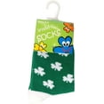 thumbnail image 2 of Traditional Craft Ltd. Green Shamrock Kids Socks - 75% Cotton, 2 of 2