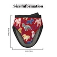 thumbnail image 4 of colorful Dog print Oven Mitts Heat Resistant - Soft Lining Silicone Mini Oven Mitts with HangingLoop, Kitchen Oven Gloves Heat Resistant 500℉ for Cooking Baking Microwave, 4 of 7
