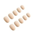 thumbnail image 1 of Vogacara 24 piezas de uñas postizas de ataúd esmerilado de cabeza redonda pequeña DIY uñas acrílicas de personalidad exquisita única Artificial Juegos de manicura 9color carne claro Vogacara CE011423-09, 1 of 4