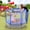 Blue, variant on LuckyNote 55'' Children's Trampoline with Safety Enclosure & Colorful Balls, Indoor Outdoor Fitness Bouncer, Orange